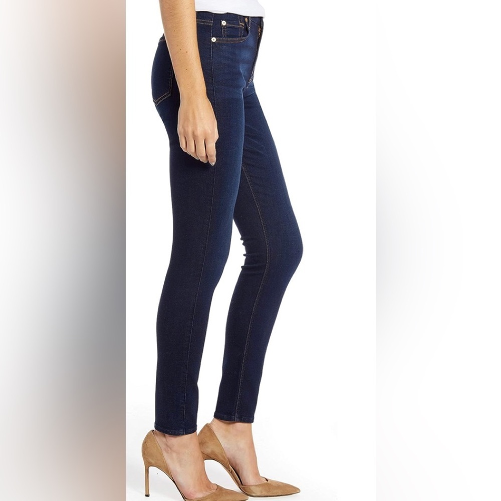 7 For All Mankind Women's High Rise Skinny Fit Ankle Jeans